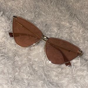 Le Specs Luxe Nero Pink Cat Eye Sunglasses